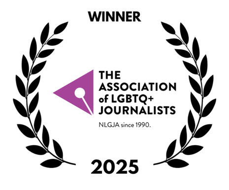 The Association of LGBTQ+ Journalists Award Laurel